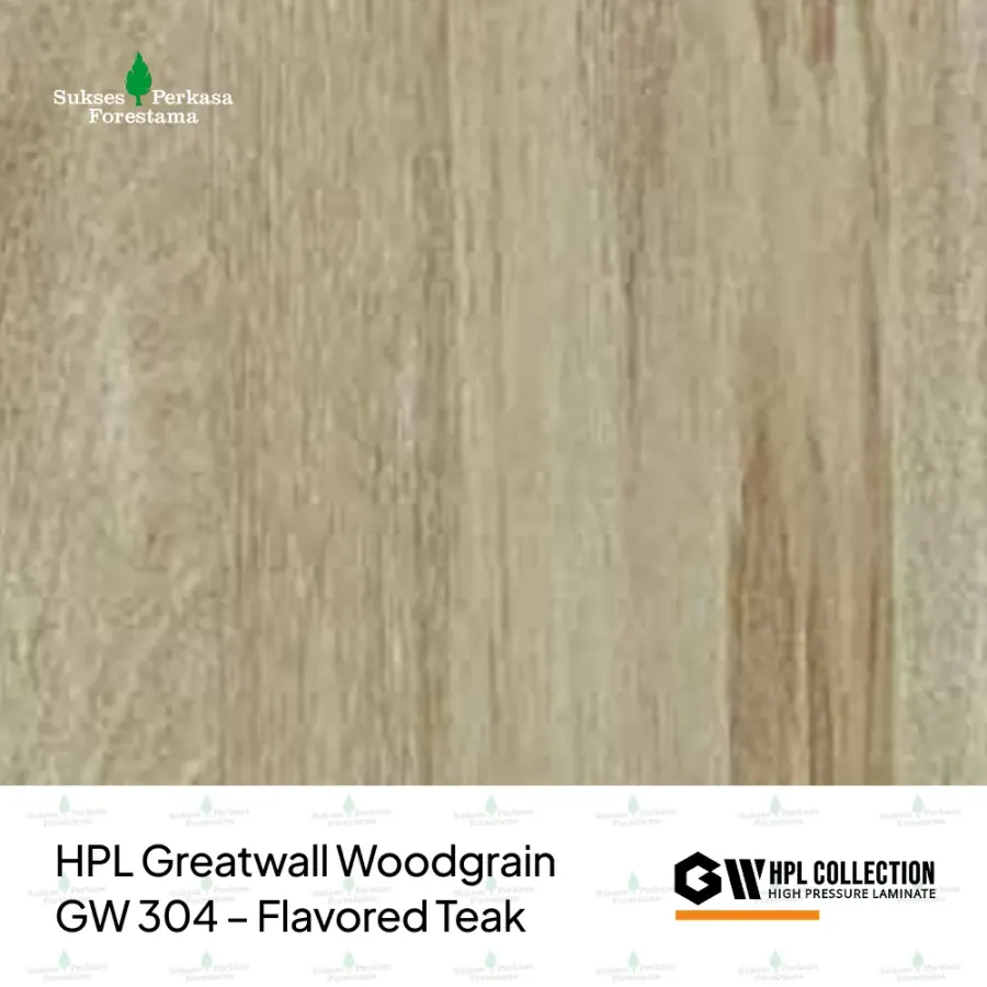 HPL Greatwall Woodgrain GW 304 – Flavored Teak
