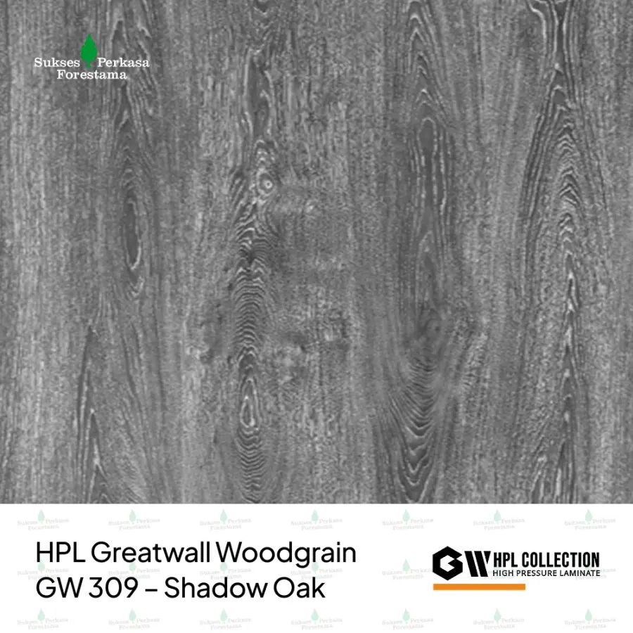 HPL Greatwall Woodgrain GW 309 – Shadow Oak