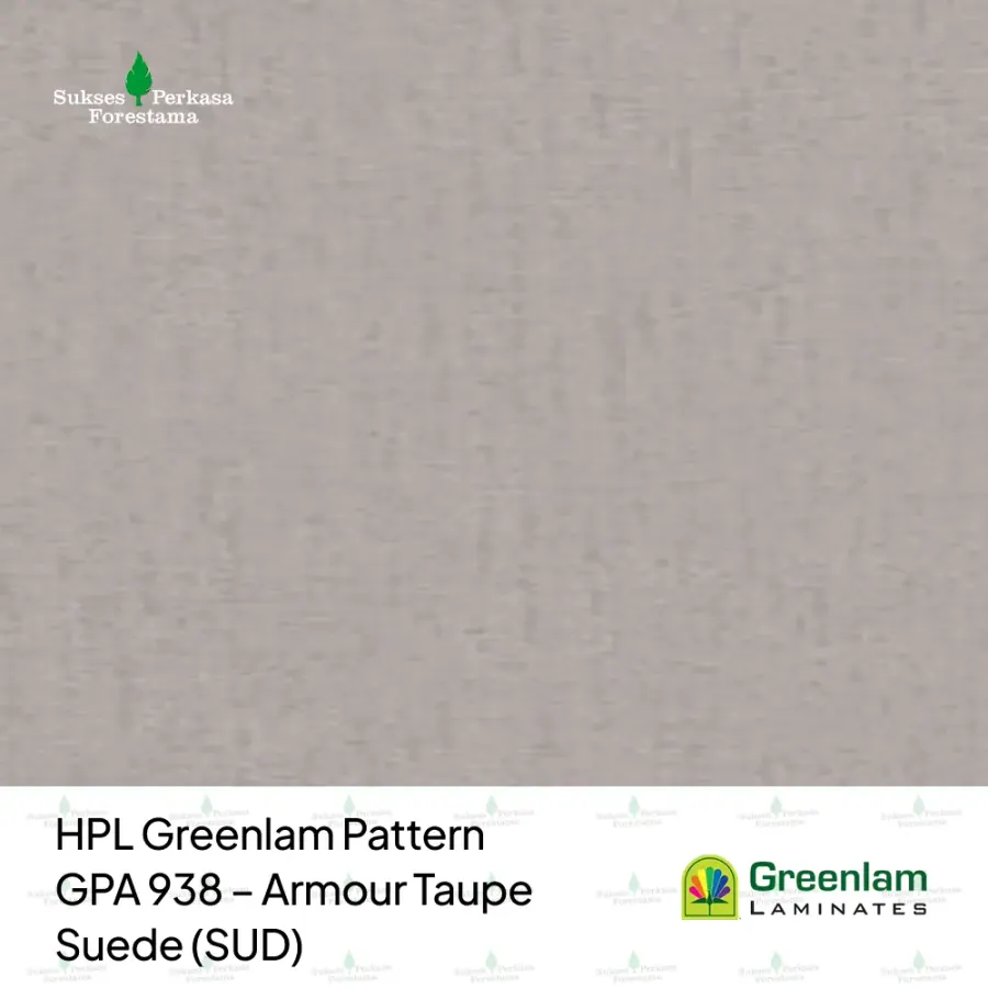 HPL Greenlam Pattern GPA 938 – Armour Taupe Suede (SUD)