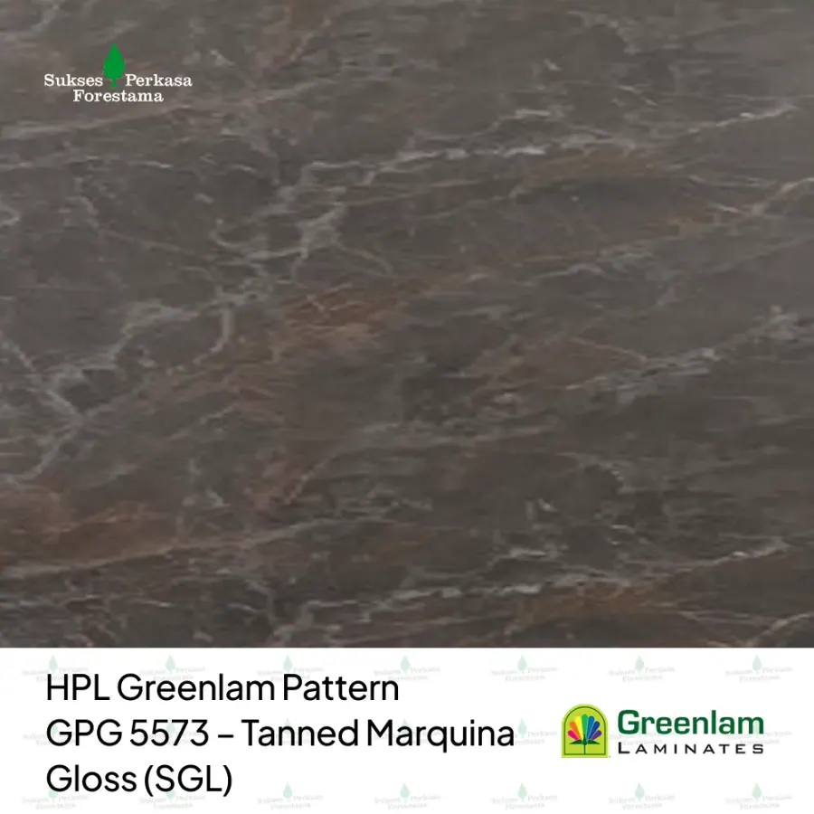 HPL Greenlam Pattern GPG 5573 – Tanned Marquina Gloss (SGL)