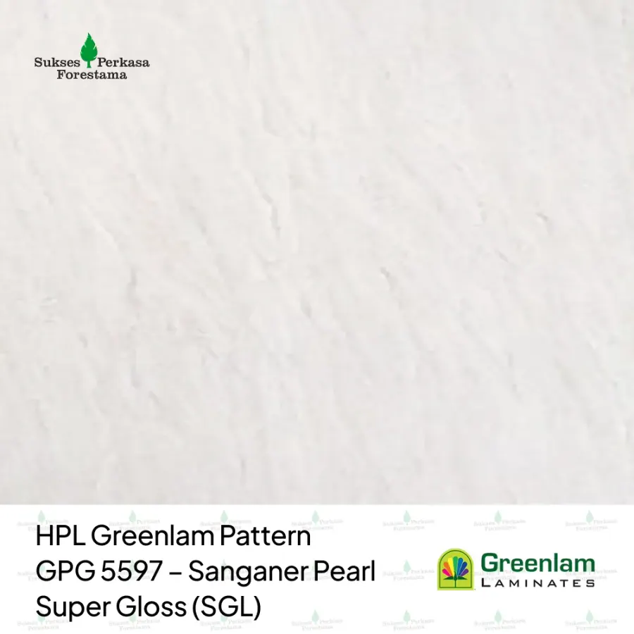 HPL Greenlam Pattern GPG 5597 – Sanganer Pearl Super Gloss (SGL)