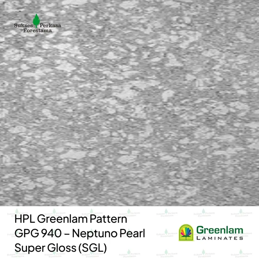 HPL Greenlam Pattern GPG 940 – Neptuno Pearl Super Gloss (SGL)