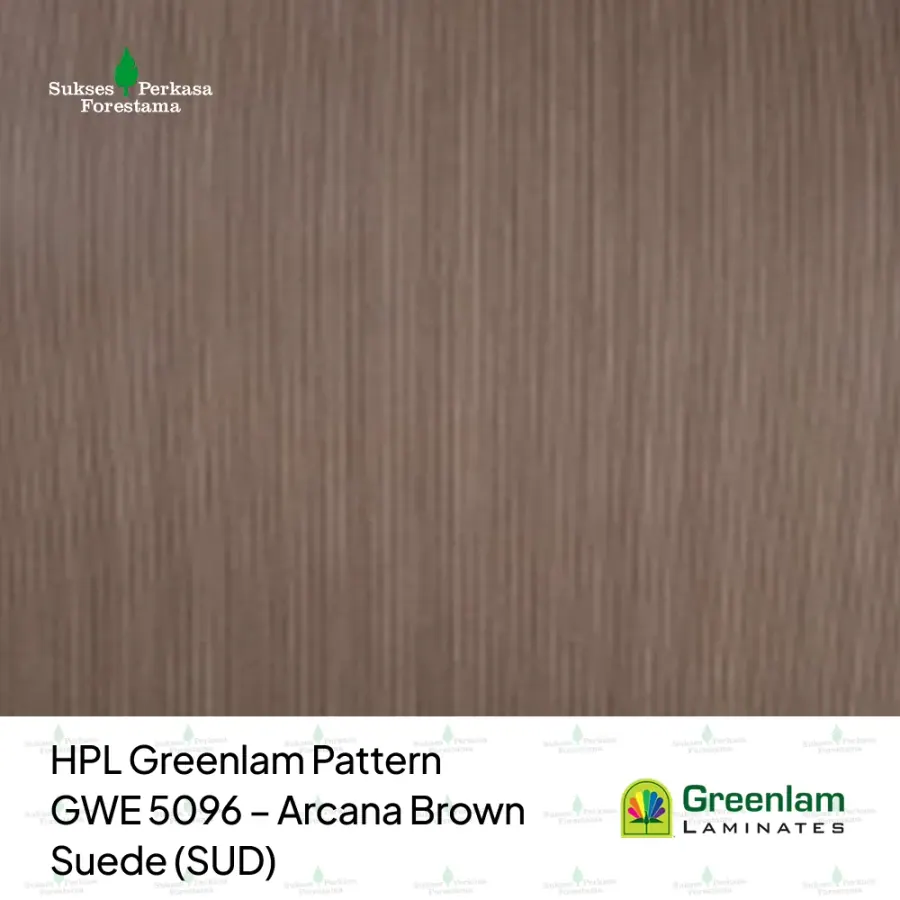 HPL Greenlam Pattern GWE 5096 – Arcana Brown Suede (SUD)