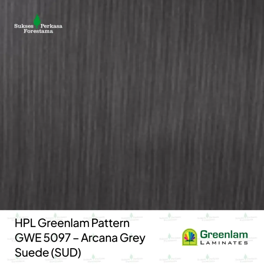 HPL Greenlam Pattern GWE 5097 – Arcana Grey Suede (SUD)