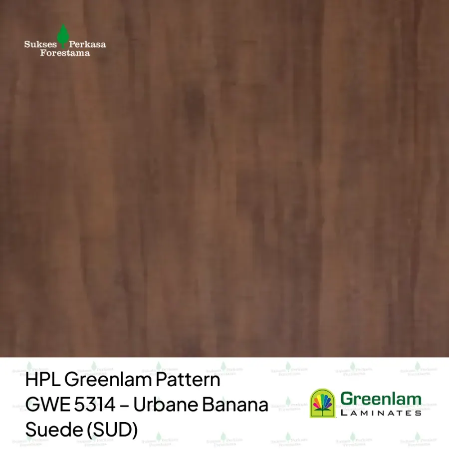 HPL Greenlam Pattern GWE 5314 – Urbane Banana Suede (SUD)