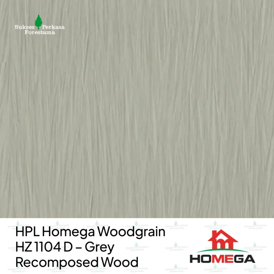 HPL Homega Woodgrain HZ 1104 D – Grey Recomposed Wood