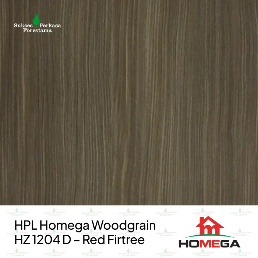 HPL Homega Woodgrain HZ 1204 D – Red Firtree