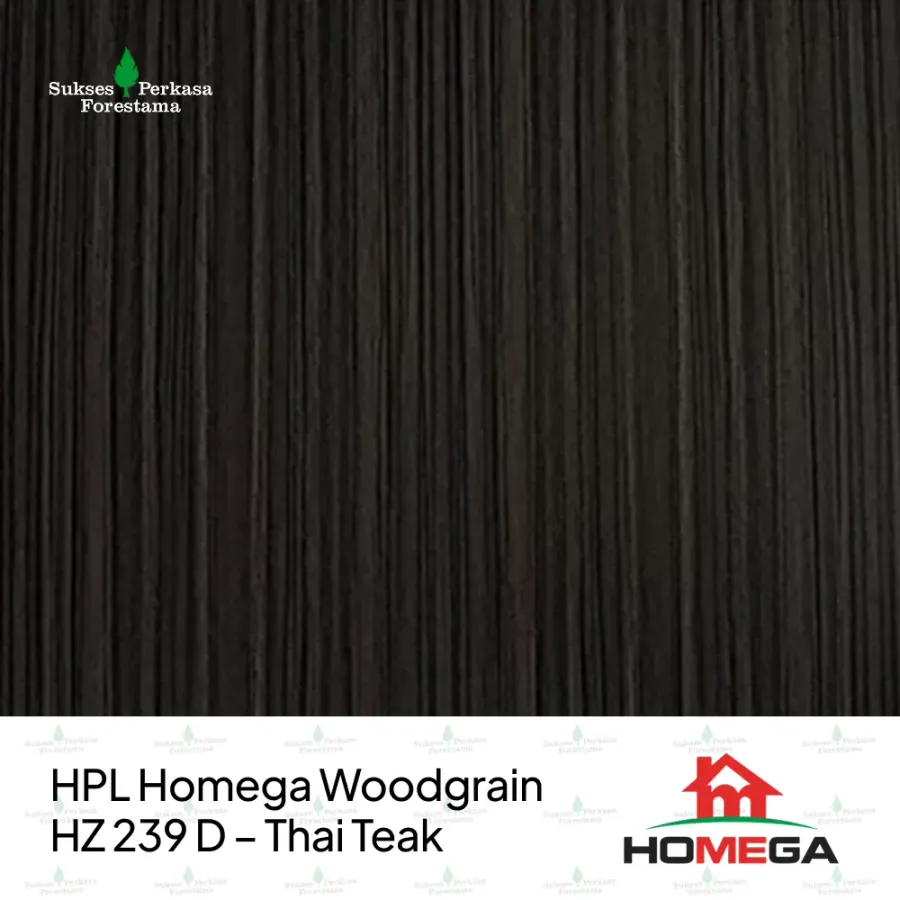 HPL Homega Woodgrain HZ 239 D – Thai Teak