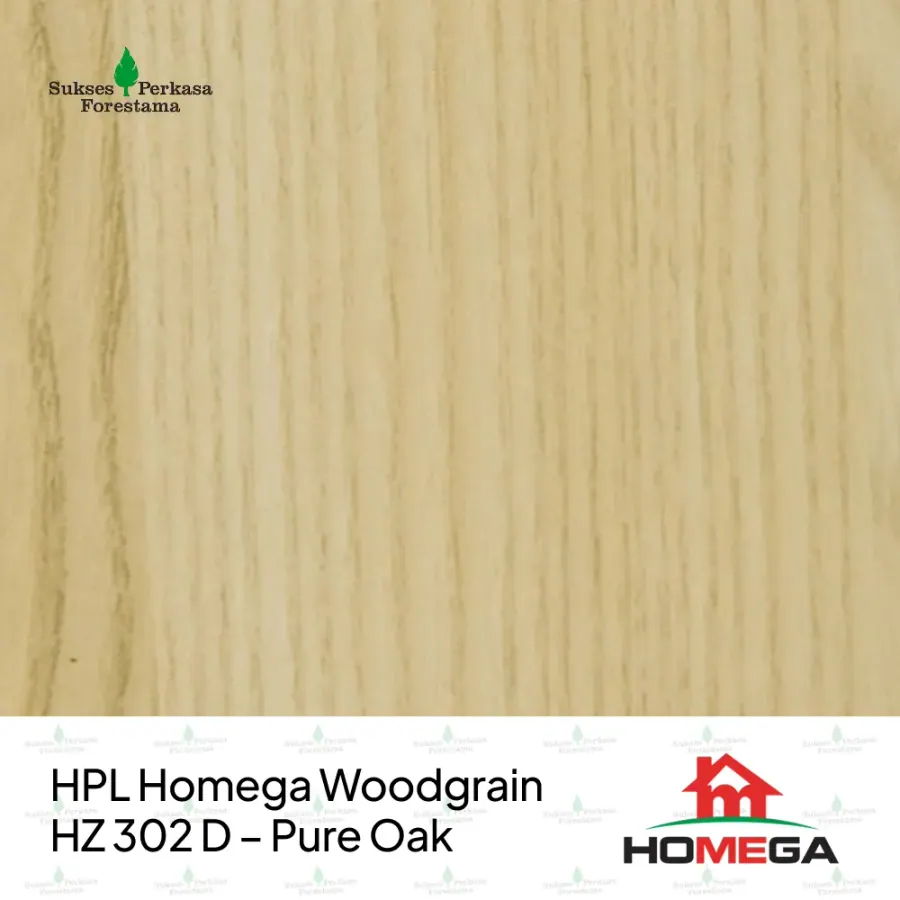 HPL Homega Woodgrain HZ 302 D – Pure Oak