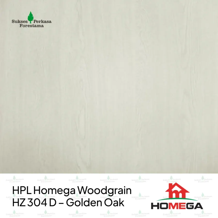 HPL Homega Woodgrain HZ 304 D – Golden Oak