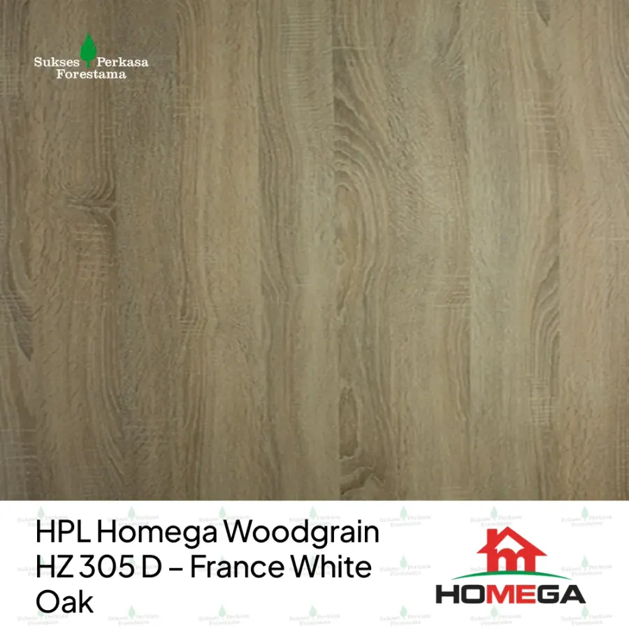 HPL Homega Woodgrain HZ 305 D – France White Oak