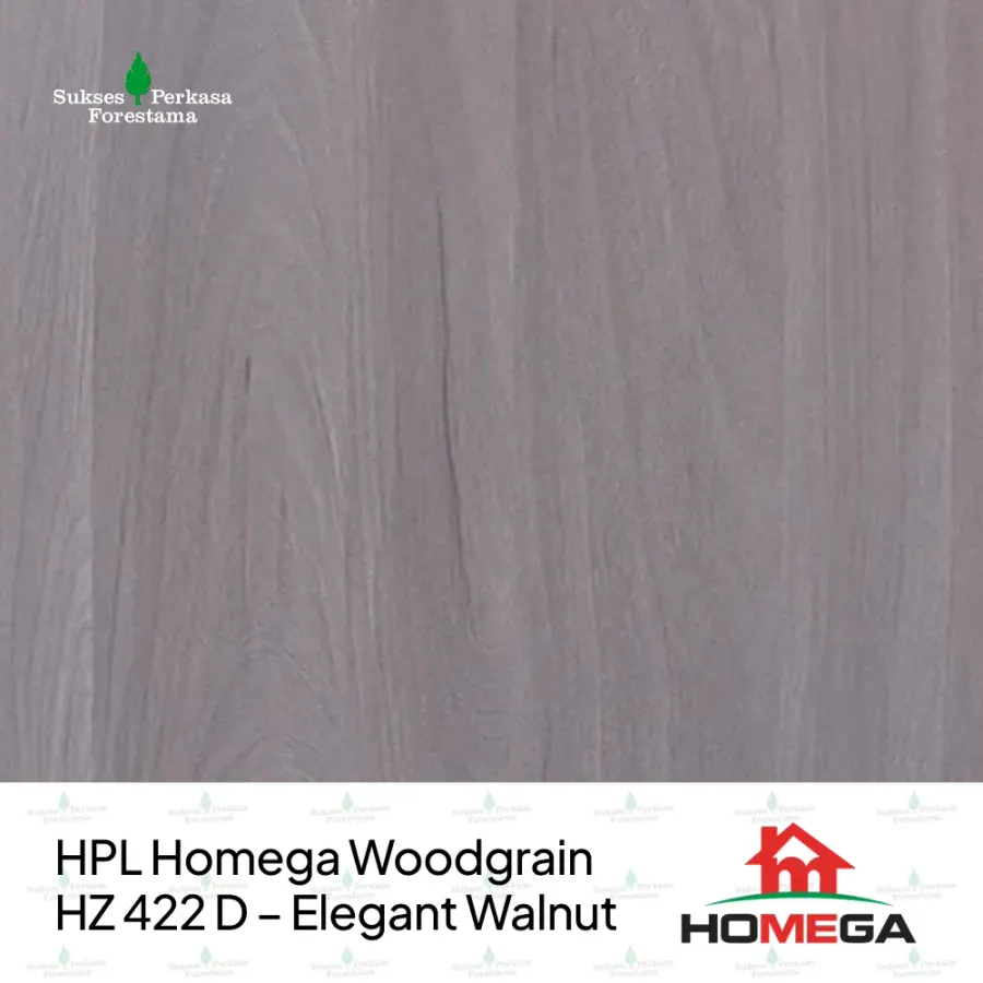 HPL Homega Woodgrain HZ 422 D – Elegant Walnut