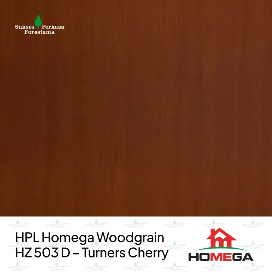 HPL Homega Woodgrain HZ 503 D – Turners Cherry