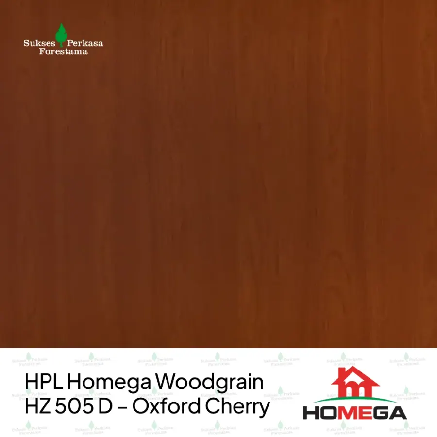 HPL Homega Woodgrain HZ 505 D – Oxford Cherry