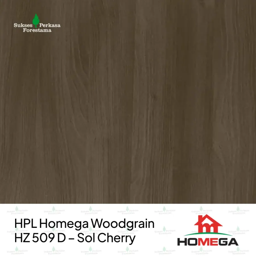 HPL Homega Woodgrain HZ 509 D – Sol Cherry