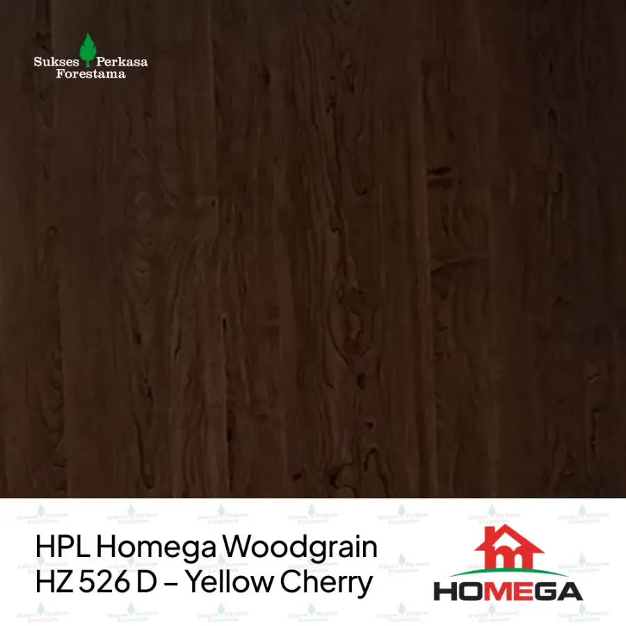 HPL Homega Woodgrain HZ 526 D – Yellow Cherry