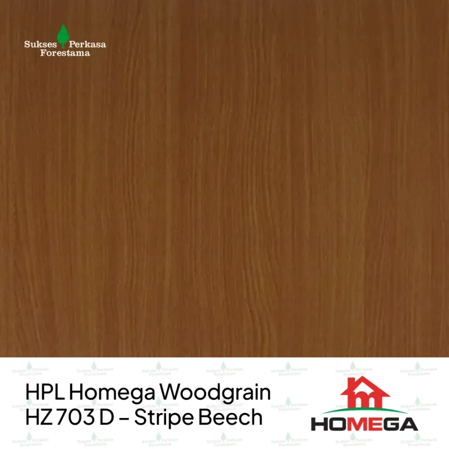 HPL Homega Woodgrain HZ 703 D – Stripe Beech