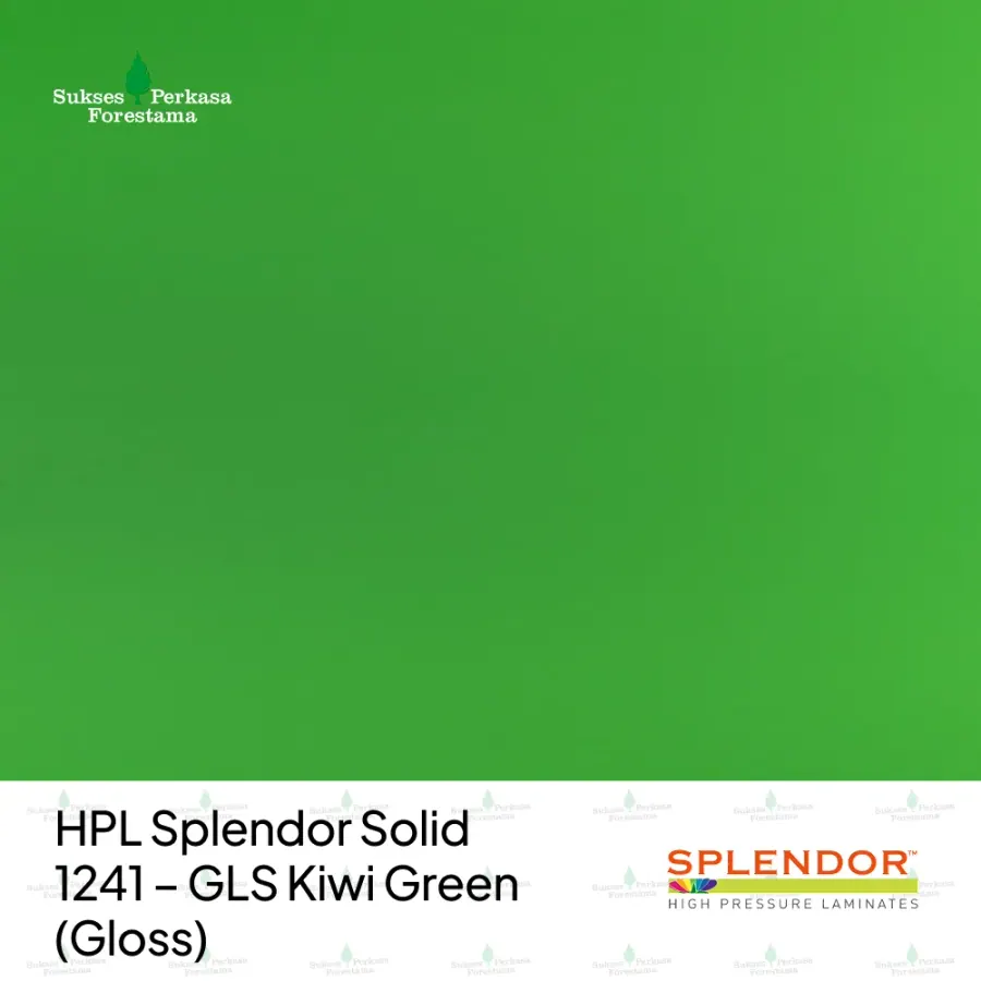 HPL Splendor Solid 1241 – GLS Kiwi Green (Gloss)