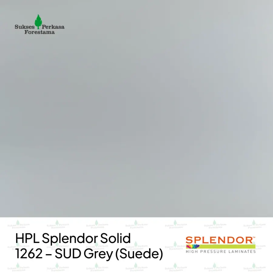 HPL Splendor Solid 1262 – SUD Grey (Suede)