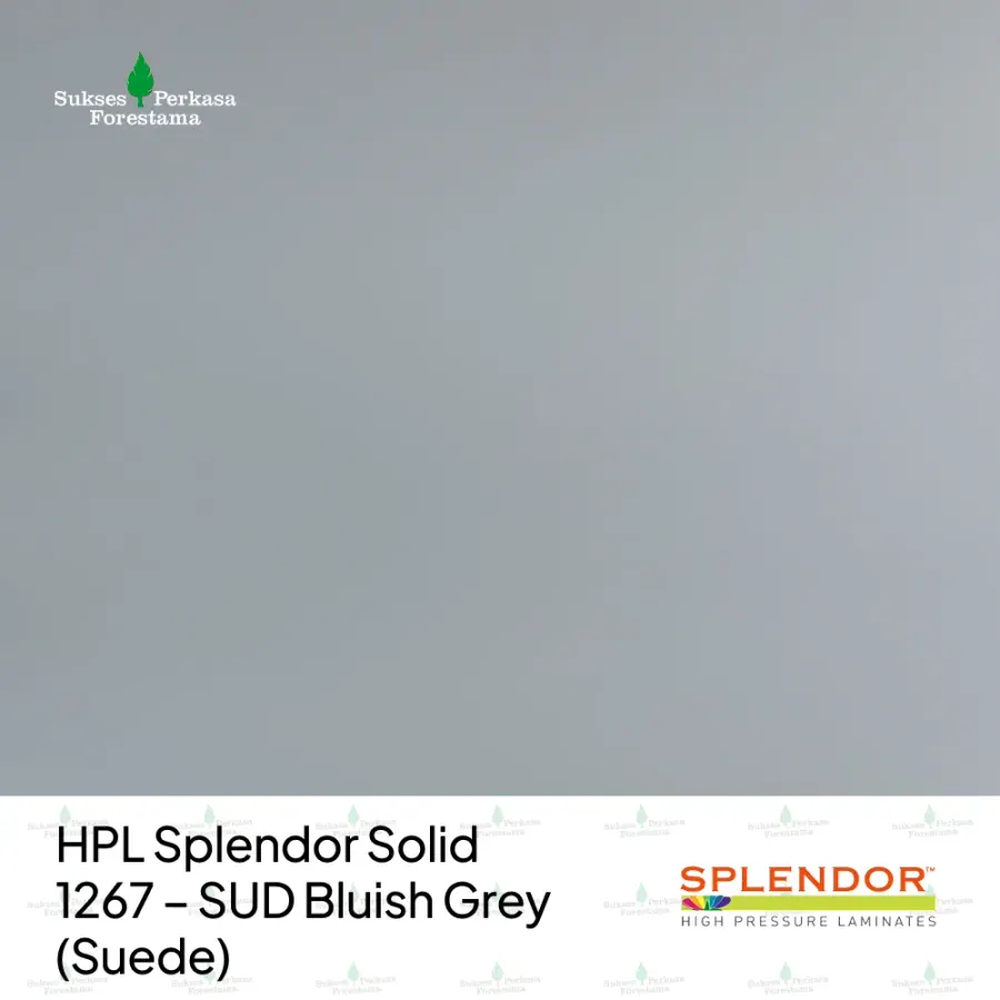 HPL Splendor Solid 1267 – SUD Bluish Grey (Suede)