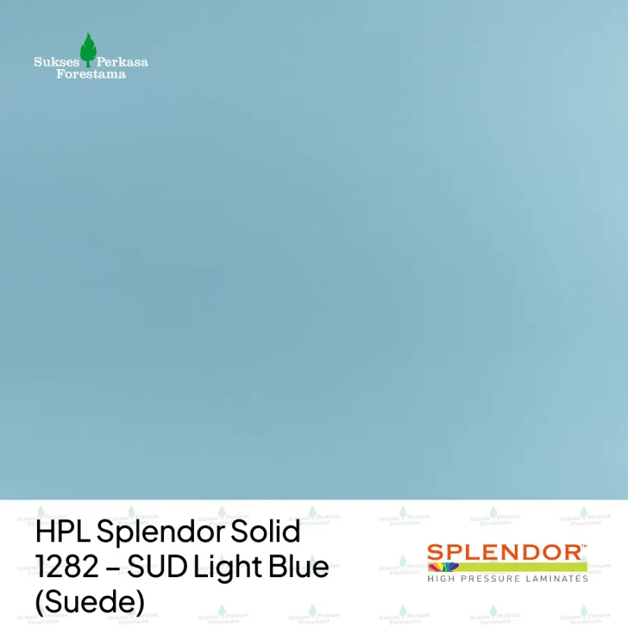 HPL Splendor Solid 1282 – SUD Light Blue (Suede)