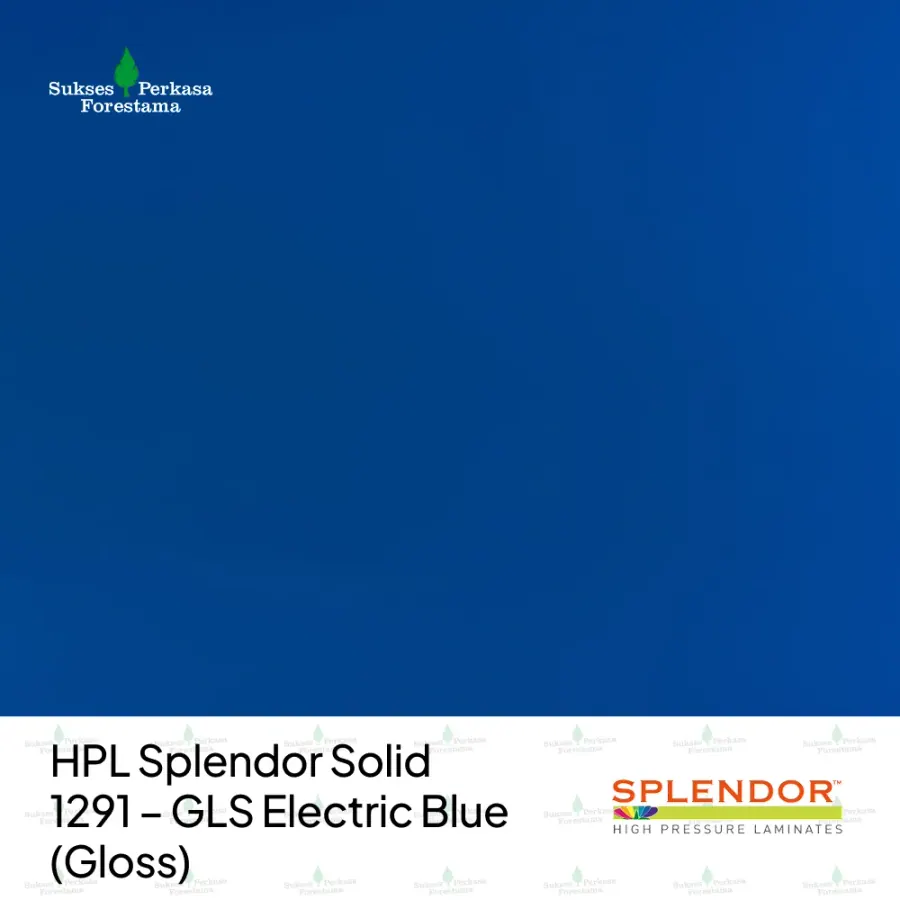 HPL Splendor Solid 1291 – GLS Electric Blue (Gloss)