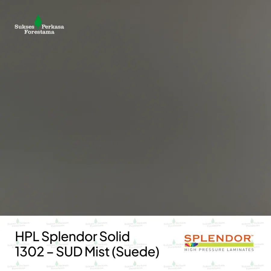 HPL Splendor Solid 1302 – SUD Mist (Suede)