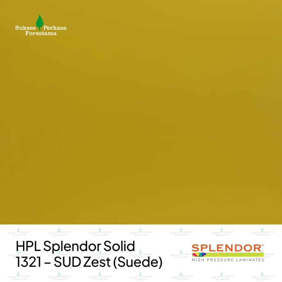 HPL Splendor Solid 1321 – SUD Zest (Suede)