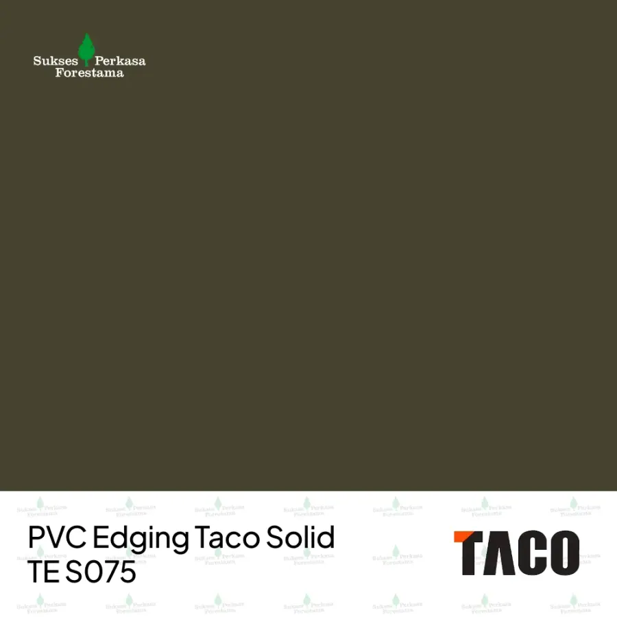 PVC Edging Taco Solid TE S075