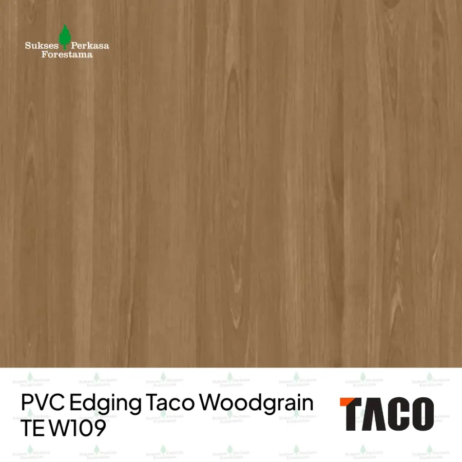 PVC Edging Taco Woodgrain TE W109