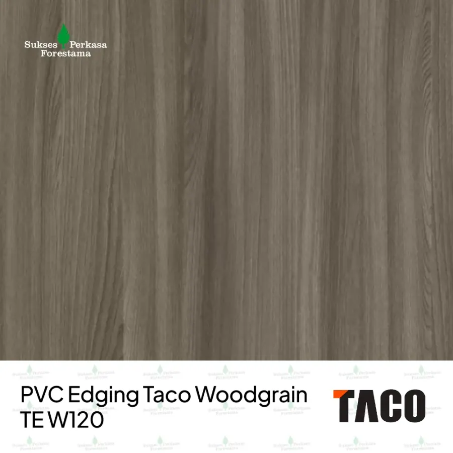 PVC Edging Taco Woodgrain TE W120