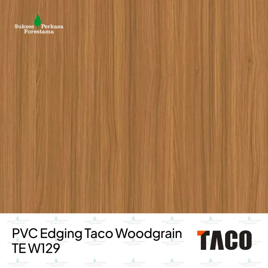 PVC Edging Taco Woodgrain TE W129