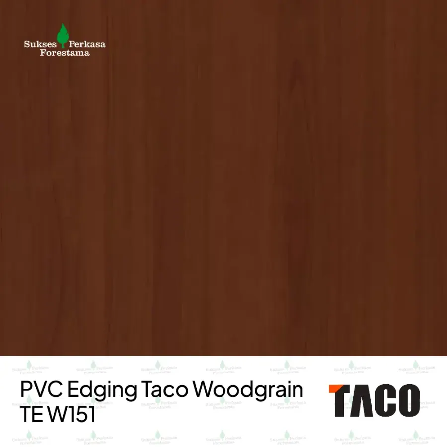 PVC Edging Taco Woodgrain TE W151