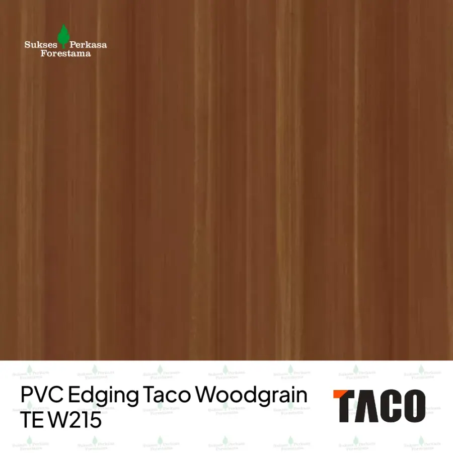 PVC Edging Taco Woodgrain TE W215