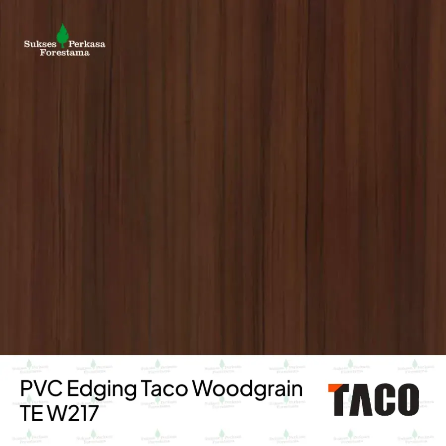 PVC Edging Taco Woodgrain TE W217