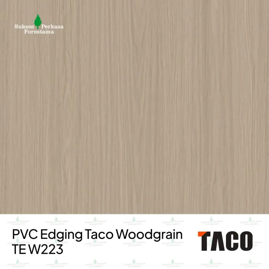 PVC Edging Taco Woodgrain TE W223