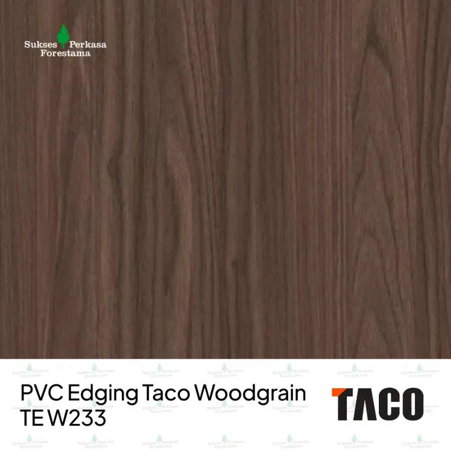 PVC Edging Taco Woodgrain TE W233