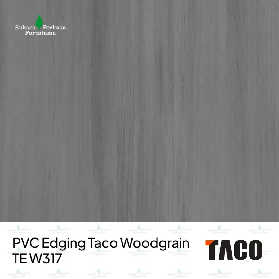 PVC Edging Taco Woodgrain TE W317