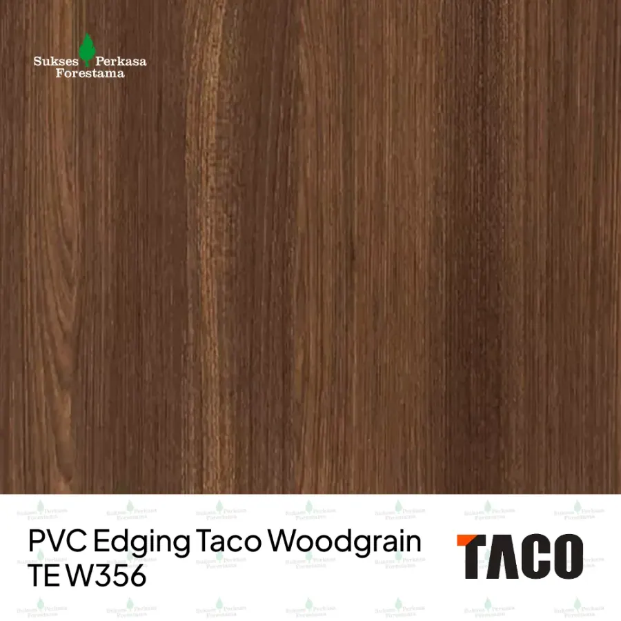 PVC Edging Taco Woodgrain TE W356