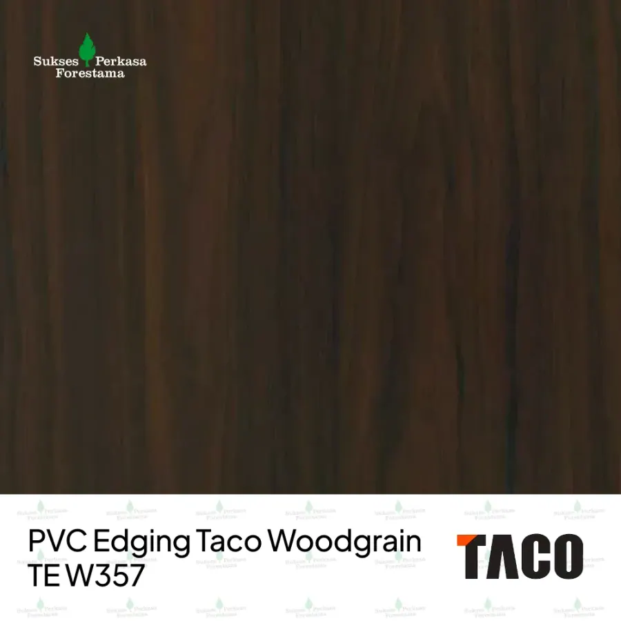 PVC Edging Taco Woodgrain TE W357