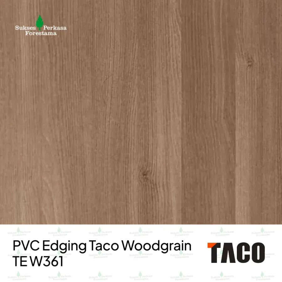 PVC Edging Taco Woodgrain TE W361