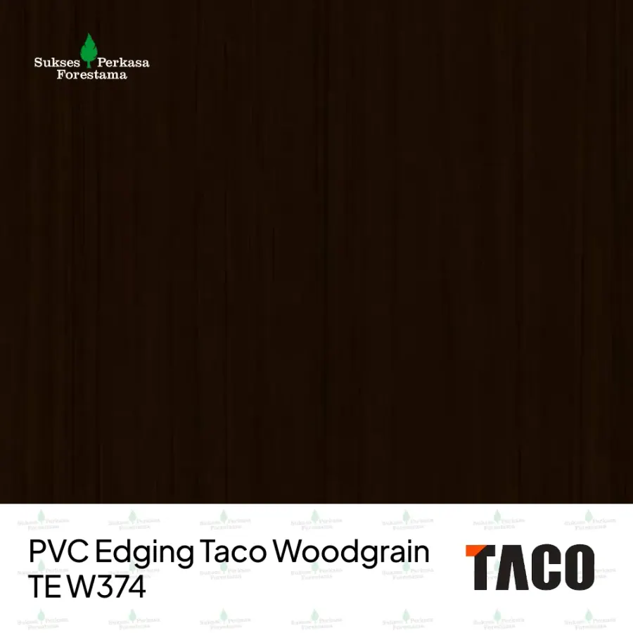 PVC Edging Taco Woodgrain TE W374