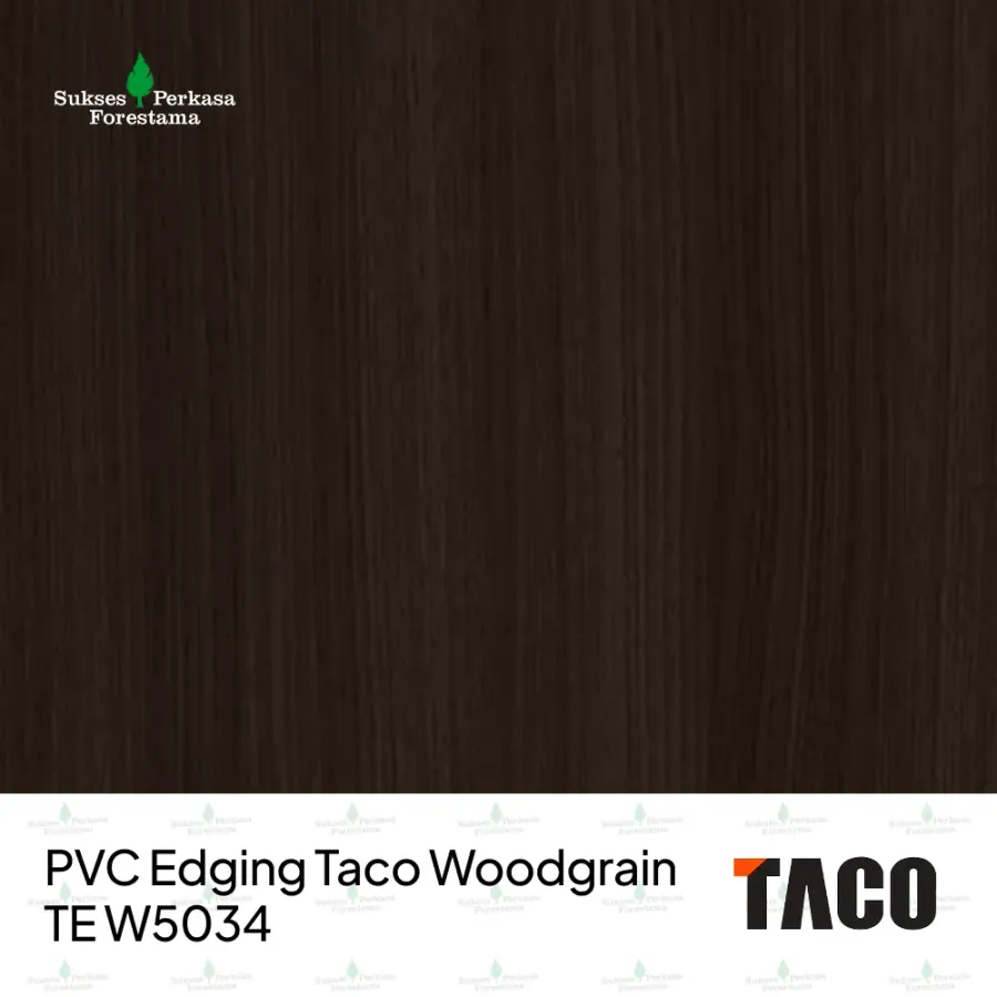 PVC Edging Taco Woodgrain TE W5034