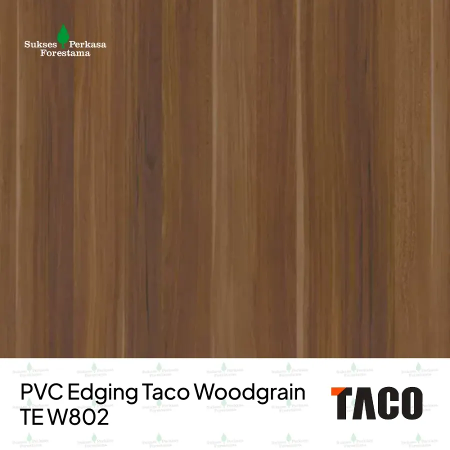 PVC Edging Taco Woodgrain TE W802