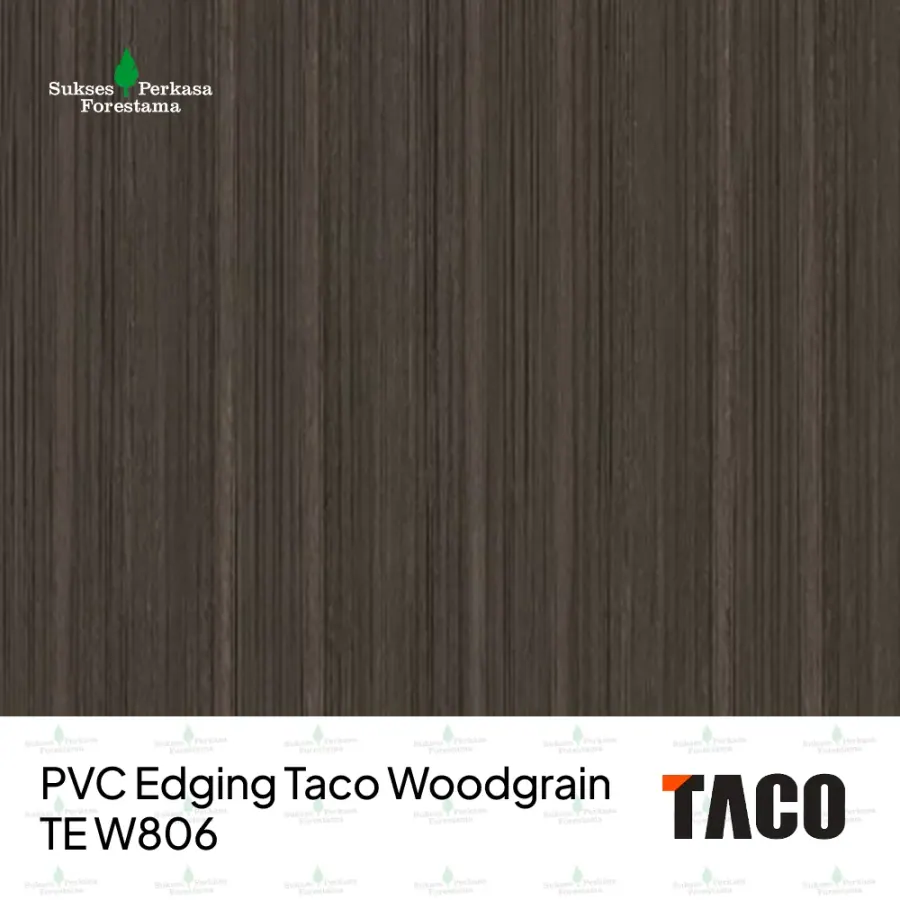 PVC Edging Taco Woodgrain TE W806
