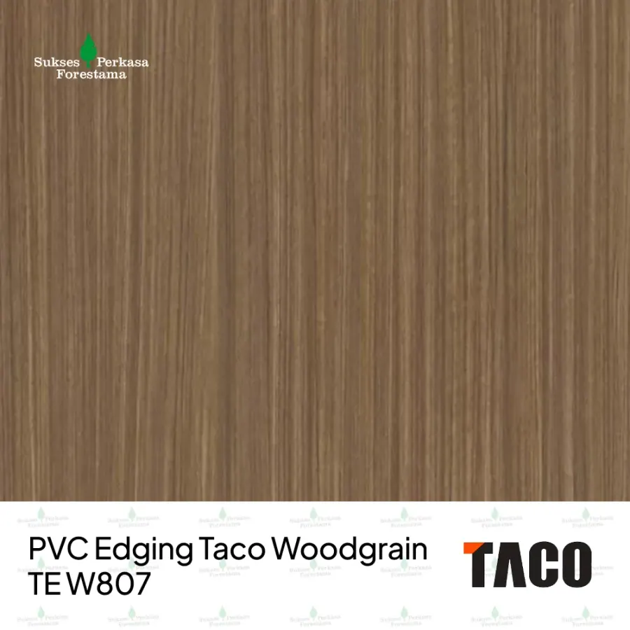 PVC Edging Taco Woodgrain TE W807