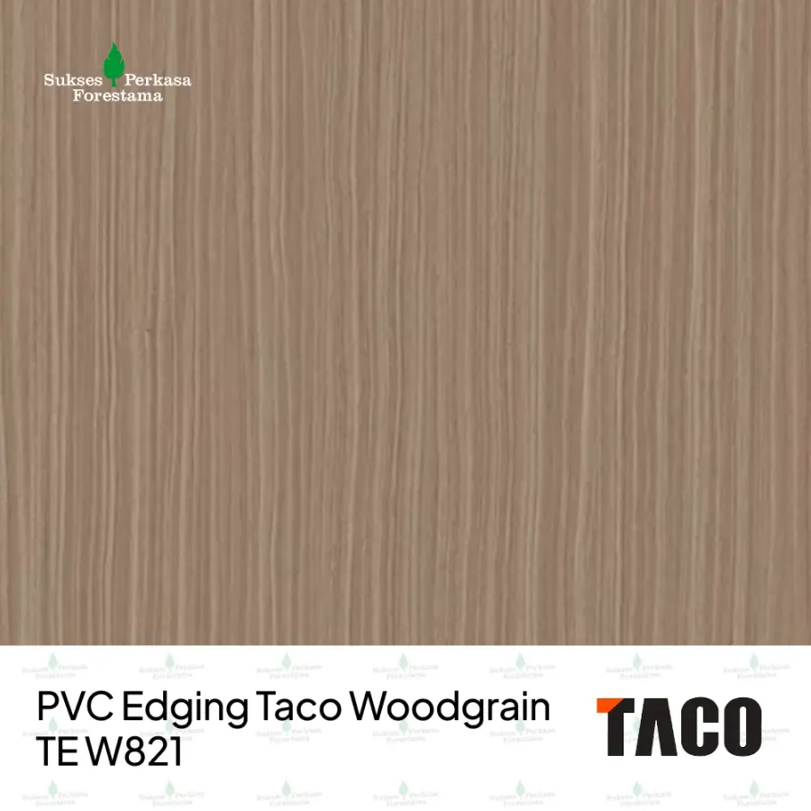 PVC Edging Taco Woodgrain TE W821
