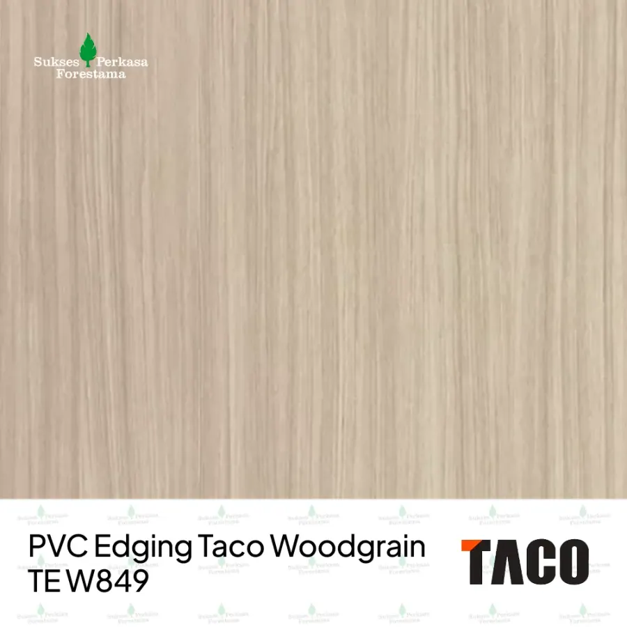PVC Edging Taco Woodgrain TE W849