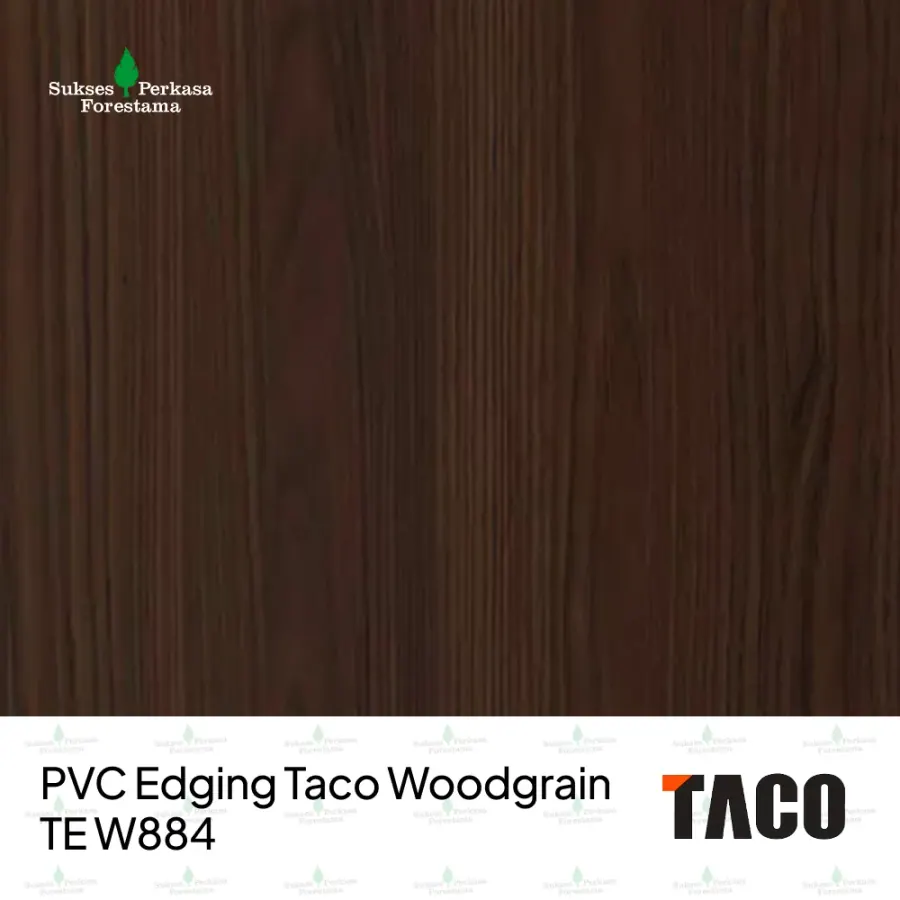 PVC Edging Taco Woodgrain TE W884