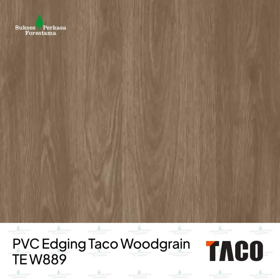 PVC Edging Taco Woodgrain TE W889